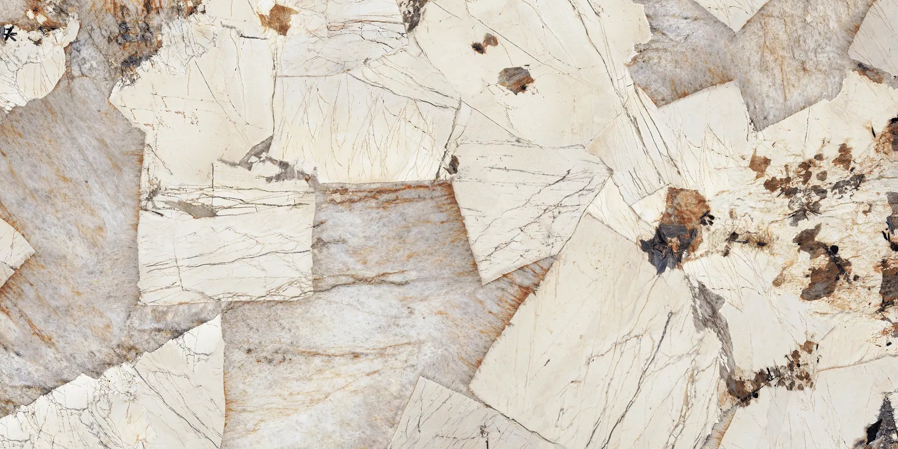 Breccia Mosaic sintered stone surface pattern by SINTLIN