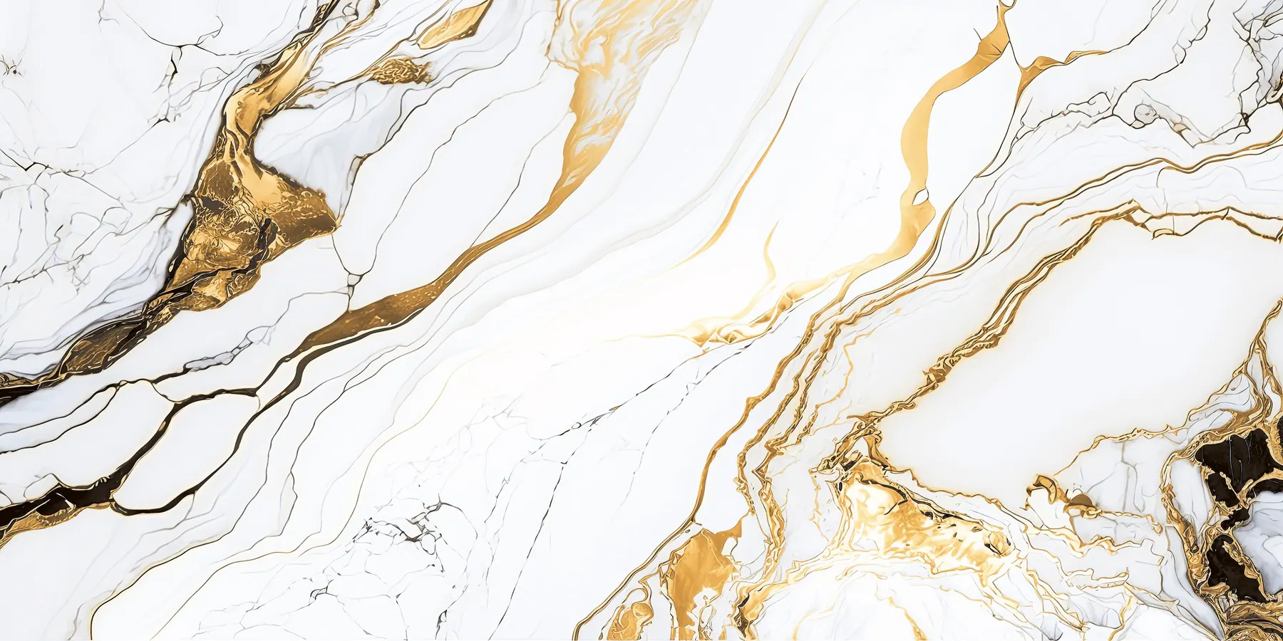 Gilded Flow sintered stone surface pattern by SINTLIN