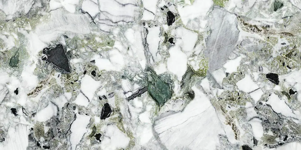 Jade Mist sintered stone surface pattern by SINTLIN
